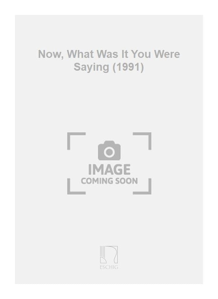 Now What Was 2 Sop-Piano